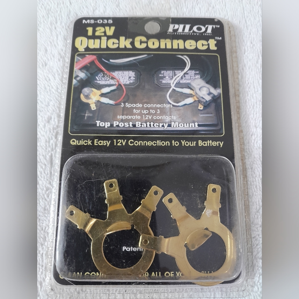 PILOT 12V QUICK CONNECT FOR ENGINE BATTERY MS-035